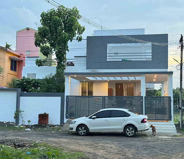 Deepa's Residence — contemporary residential villa in Thiruvallur